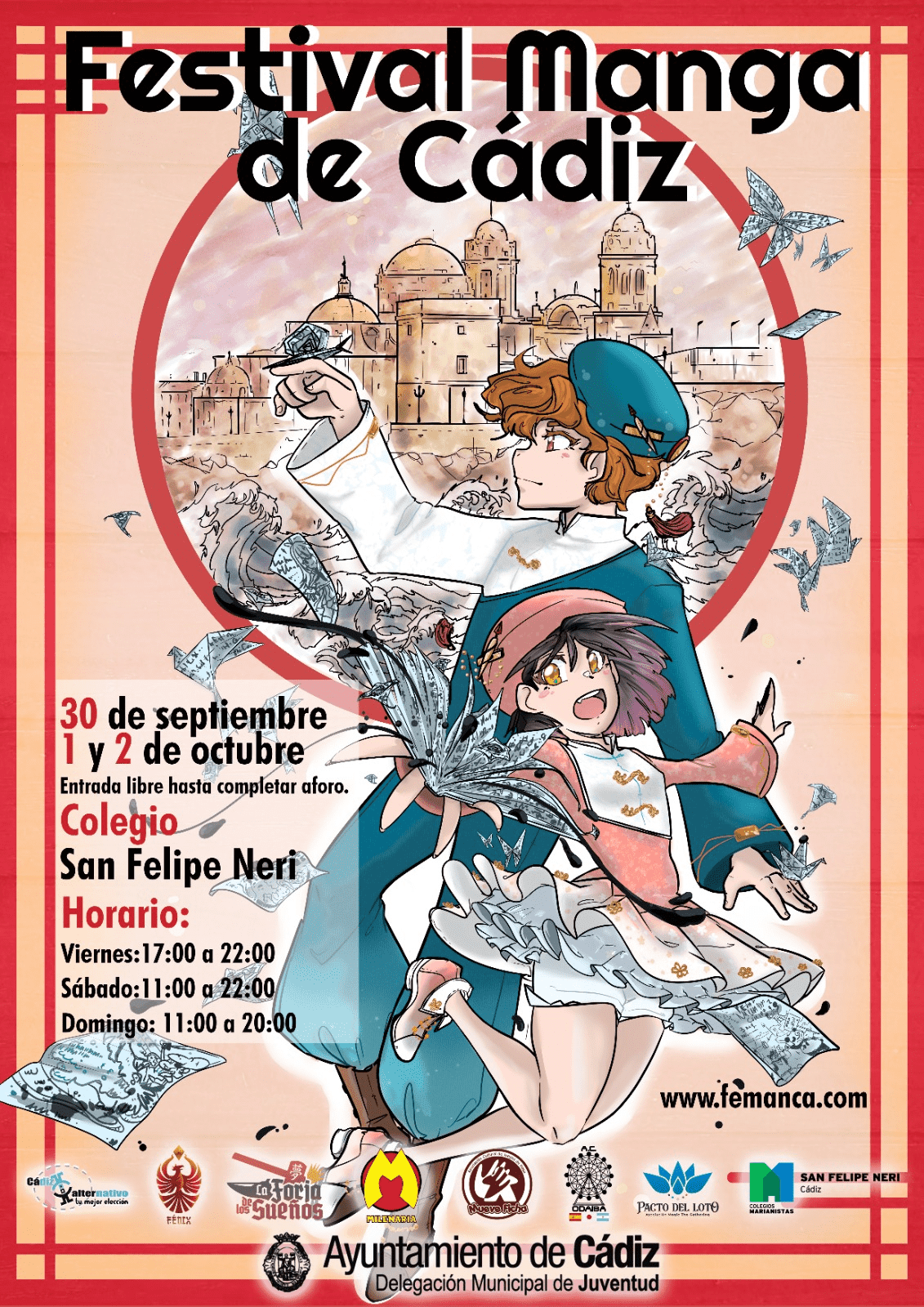 Cartel Festival Manga de Cádiz 2023