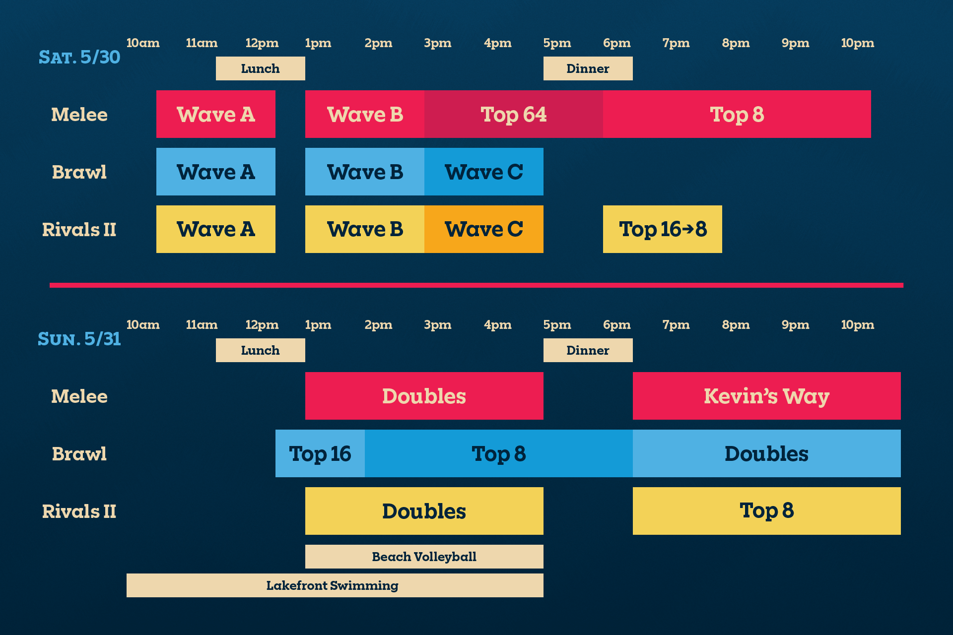 Click for expanded schedule