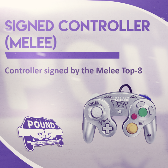 Signed Controller - Top 8 Melee