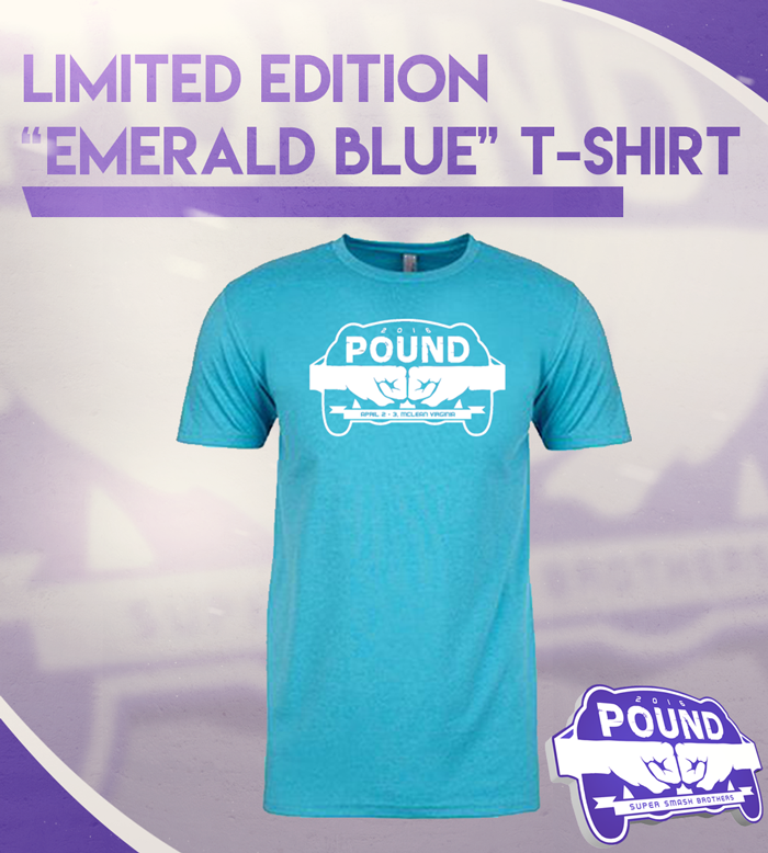 Pound Limited Edition"Emerald Blue" T-Shirt