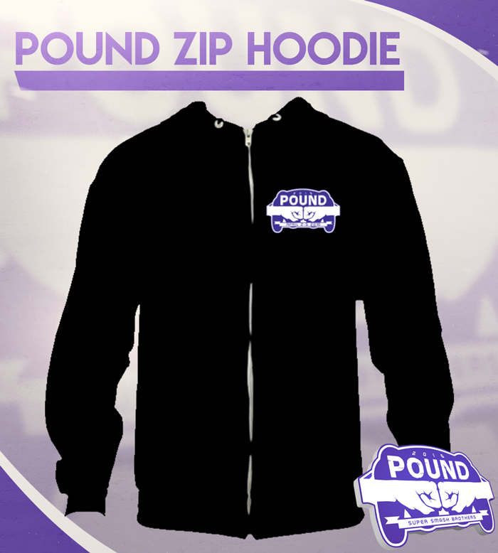 Pound Zip Hoodie - Black
