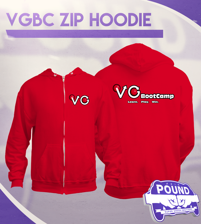VGBC Zip Hoodie - Red