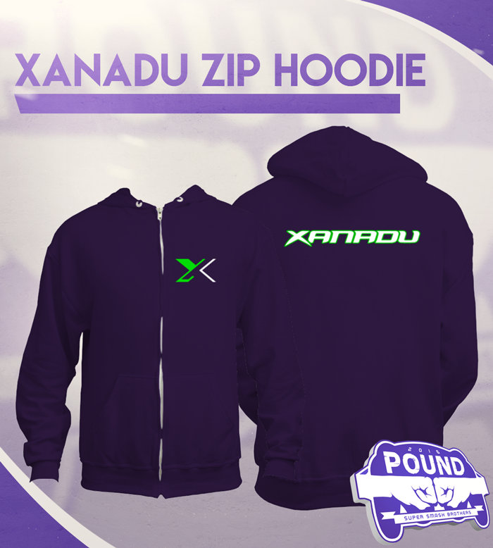 Xanadu Zip Hoodie - Dark Purple