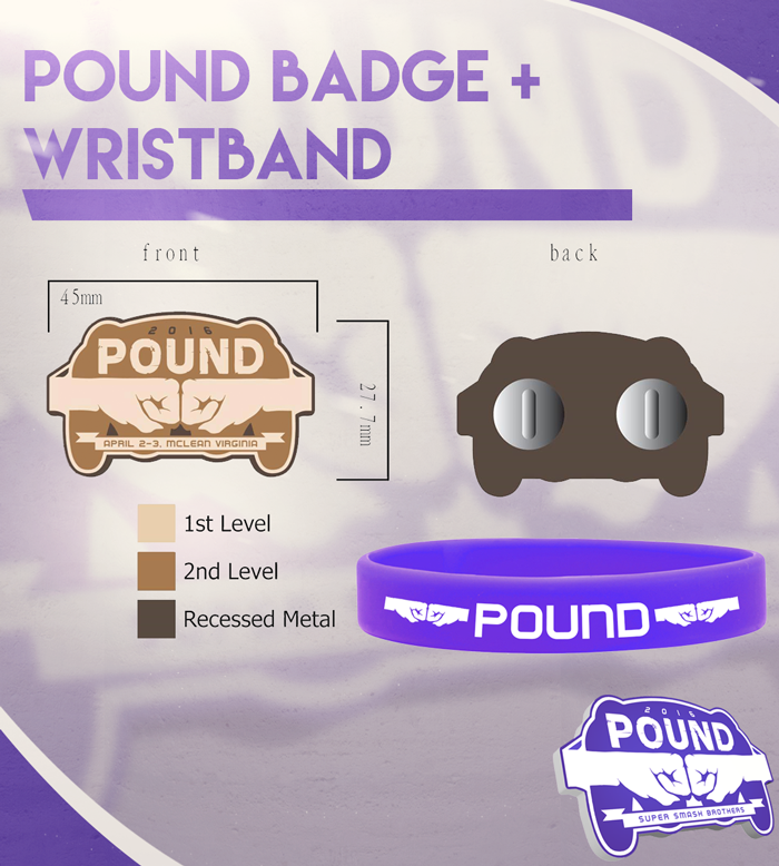 Pound Badge + Wristband