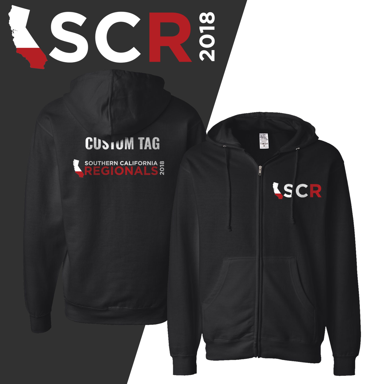 SoCal Regionals Custom Zip Hoodie