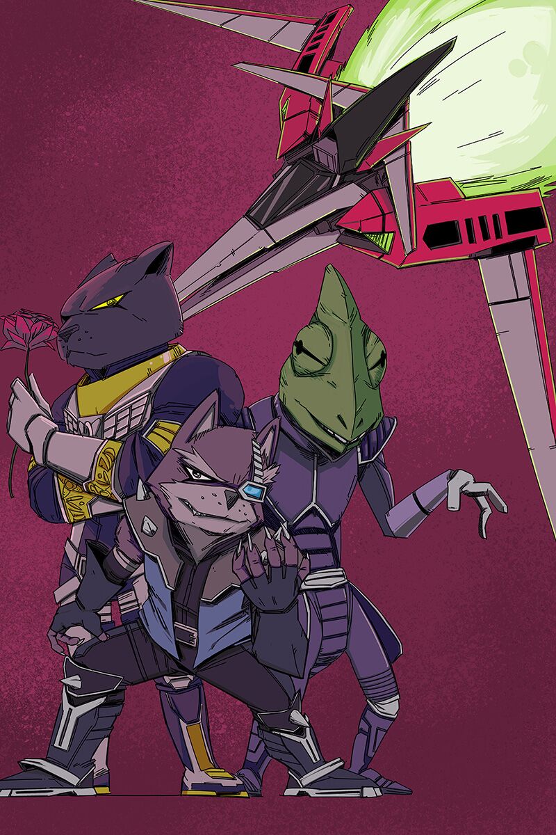 Team Star Wolf Poster