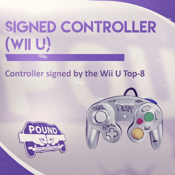Signed Controller - Top 8 Wii U