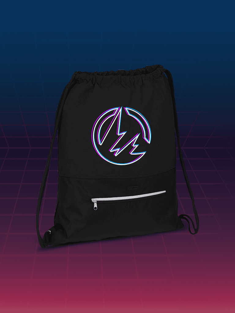 Beyond the Summit Drawstring Bag: Midnight