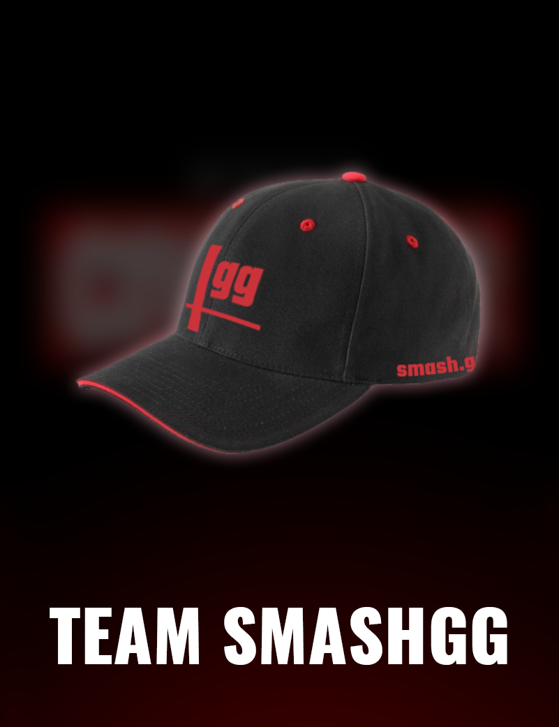 Black/Red smashgg Cap