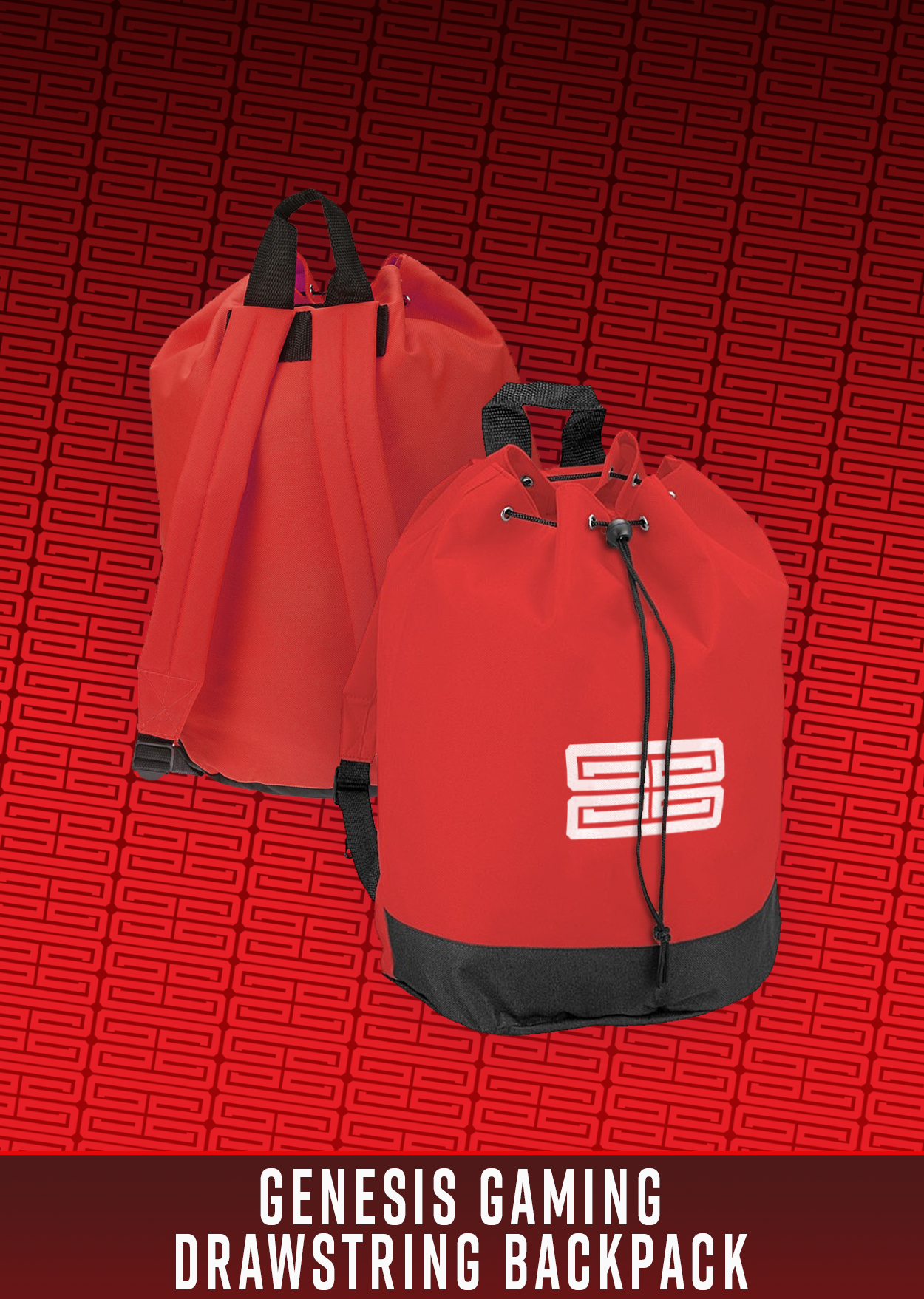 Genesis Gaming Drawstring Bag
