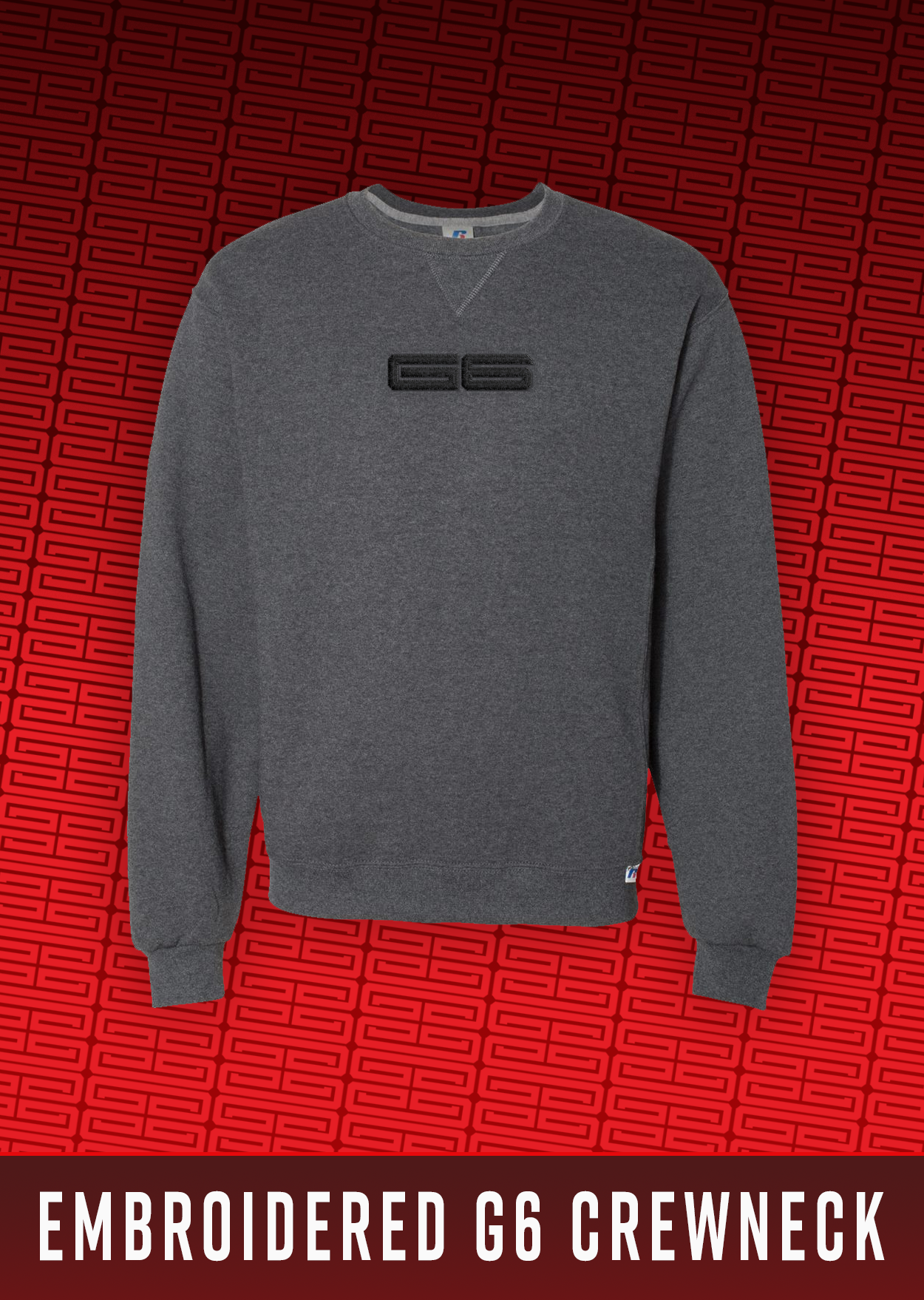 G6 Embroidered Crewneck