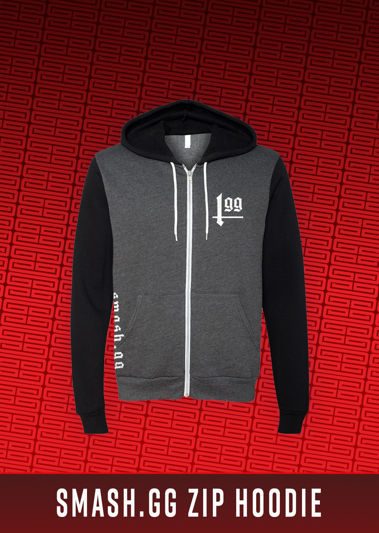 Degenesis Edition Zip-Up smash.gg Hoodie