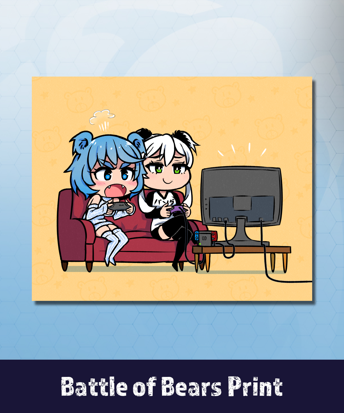 Battle of the Bears Print