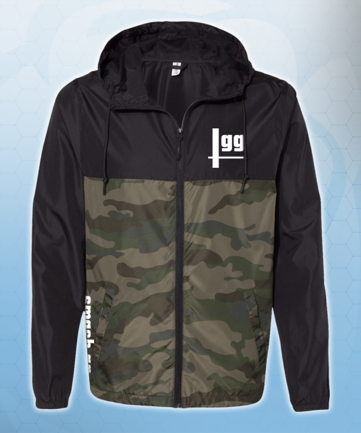 Camo smash.gg Windbreaker