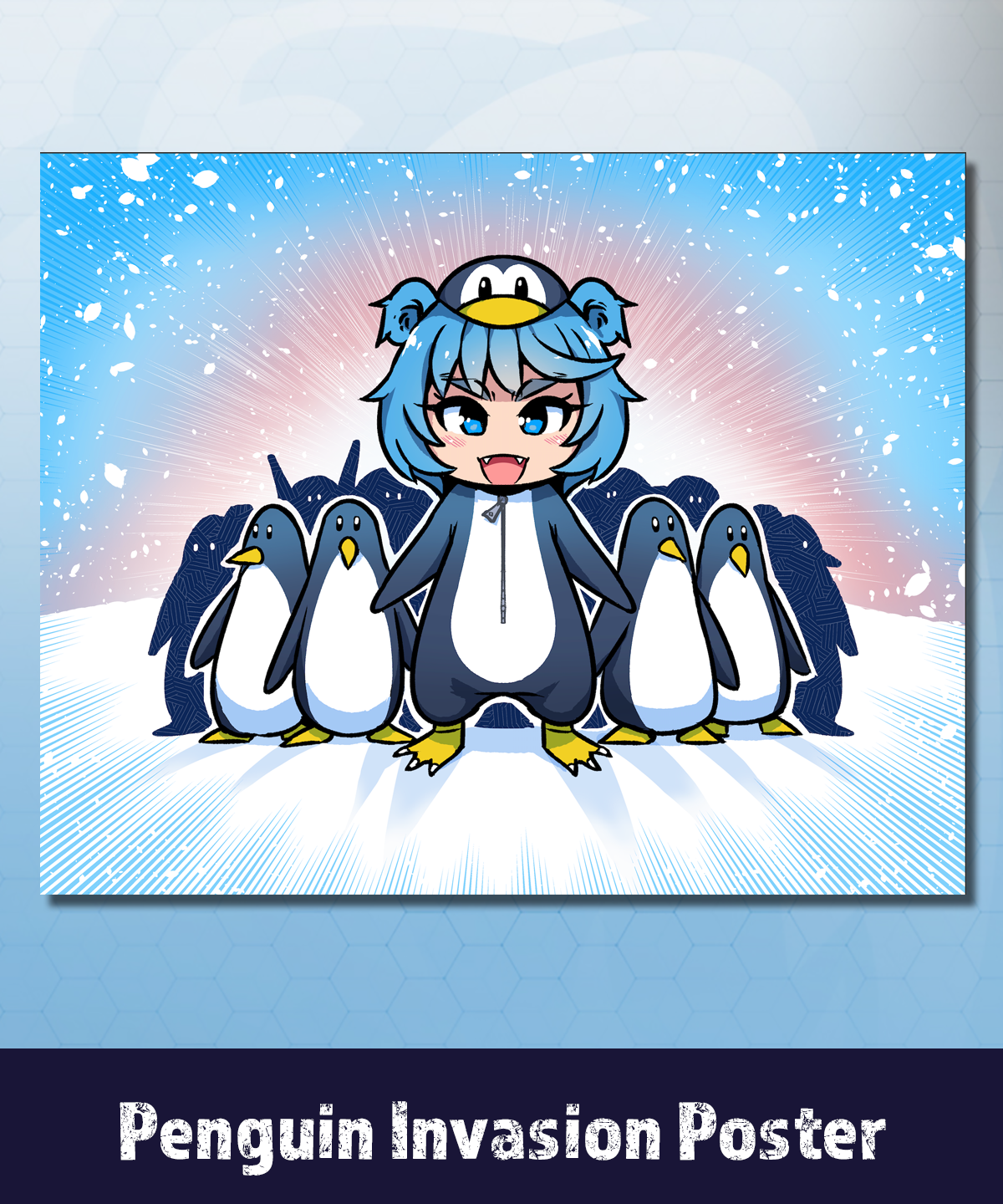 Penguin Invasion Print