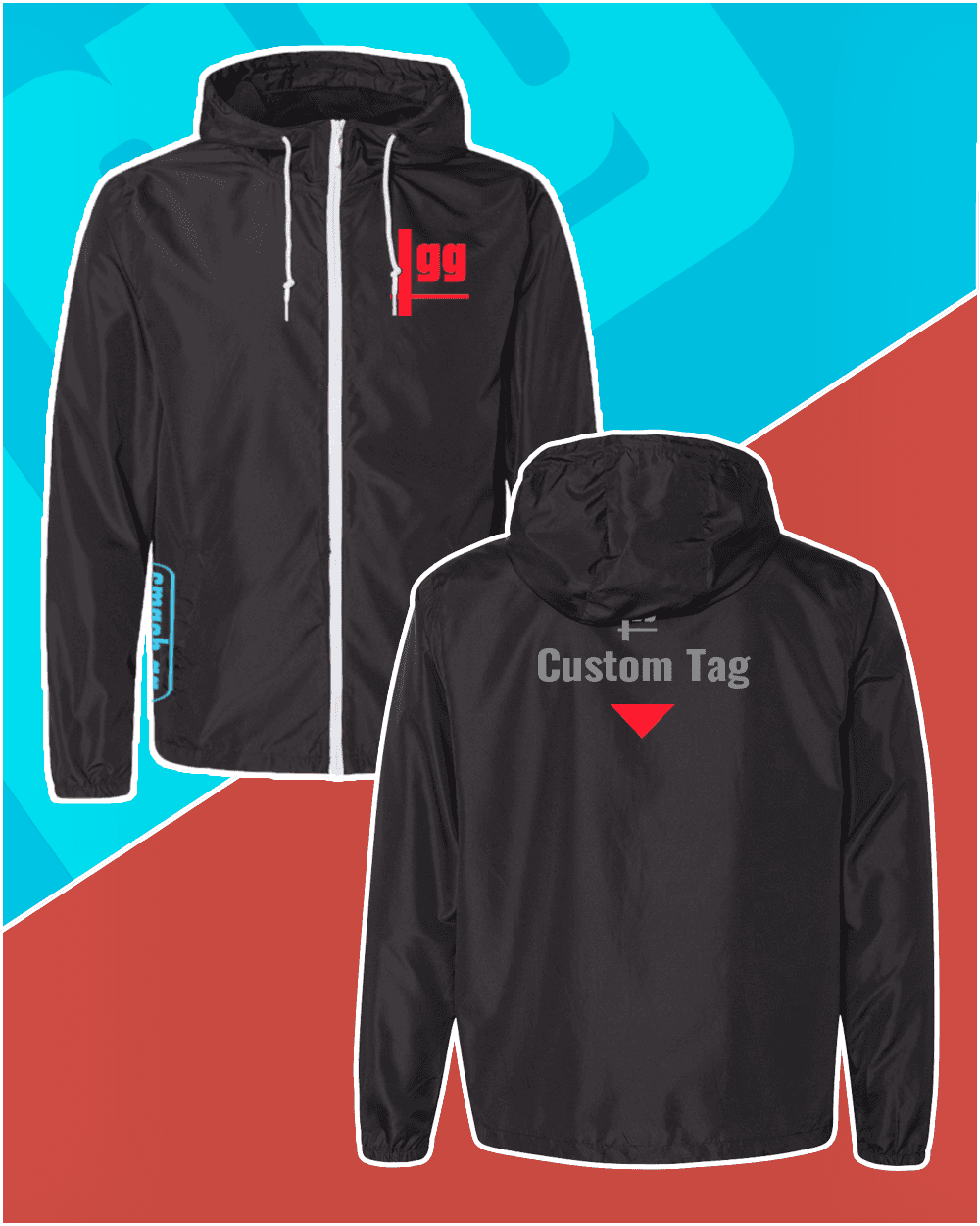 Custom smash.gg Windbreaker