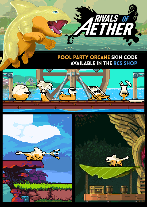 Pool Party Orcane - Character Skin