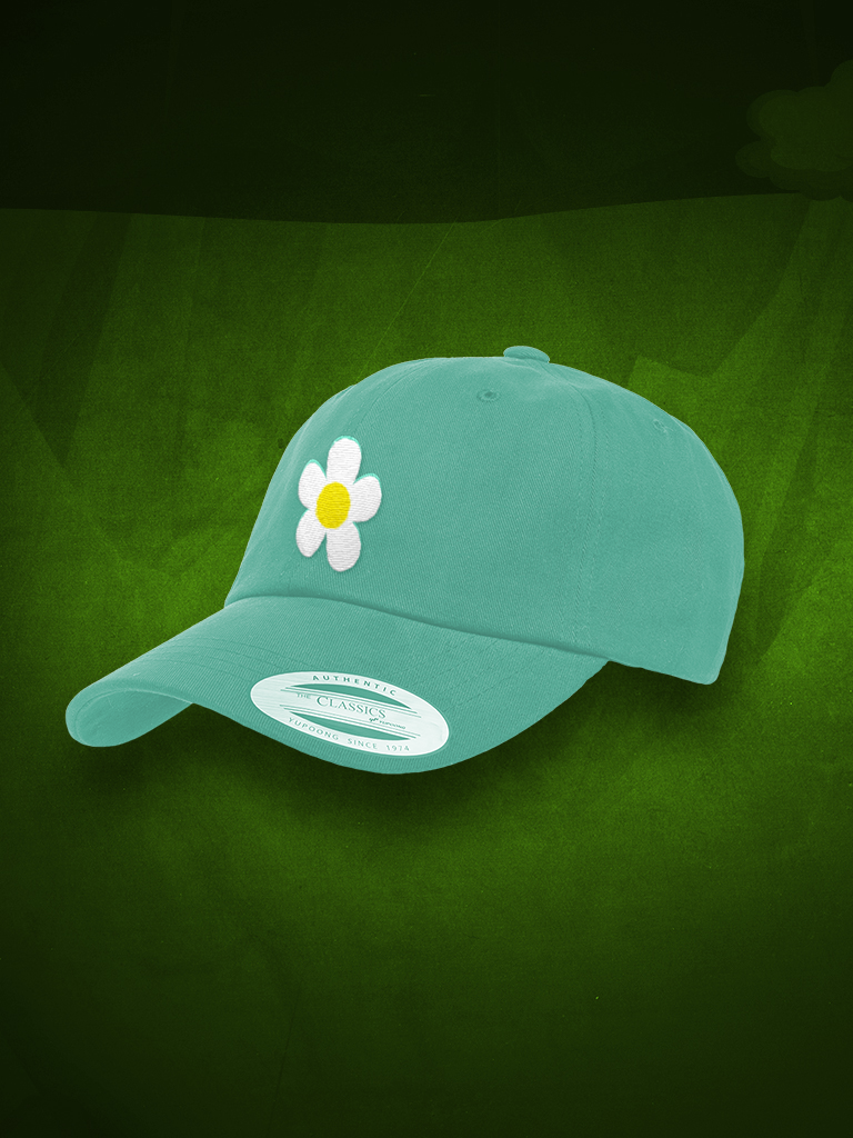 Flower Dad Hat (Blue)