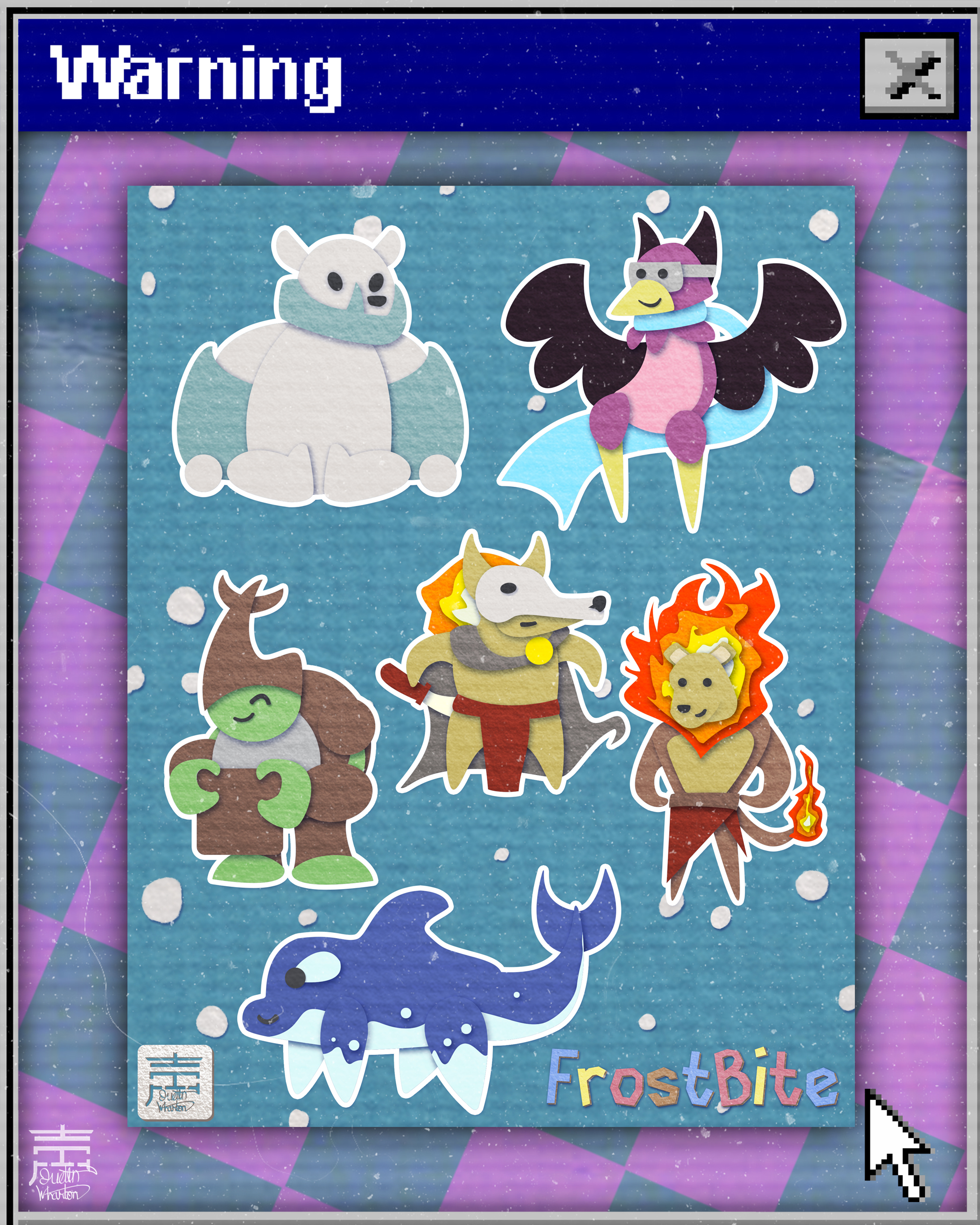 Rivals sticker sheet