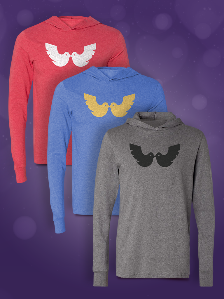 Love Birds Hooded Long Sleeve
