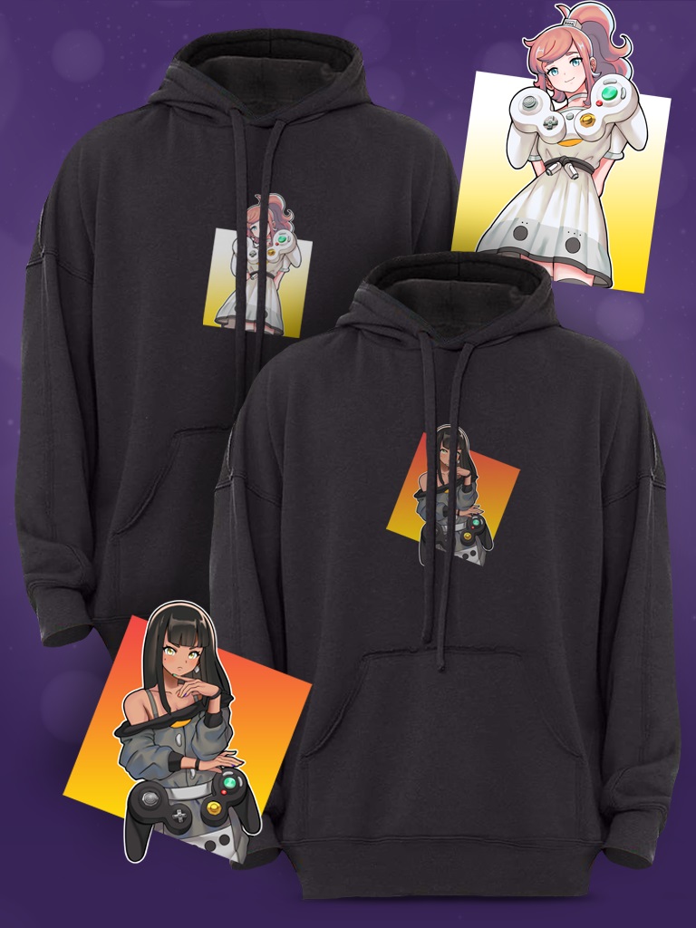 Crystal or Jet Hoodie