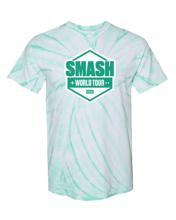 Tie-Dye Smash World Tour Shirt (Mint)