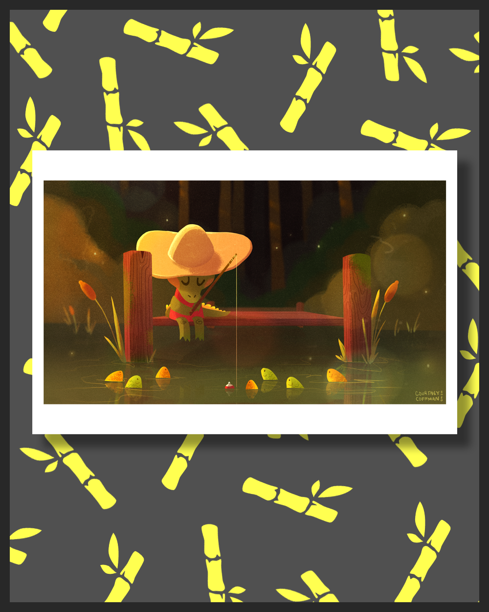 Swamp Boi (12" x 18")