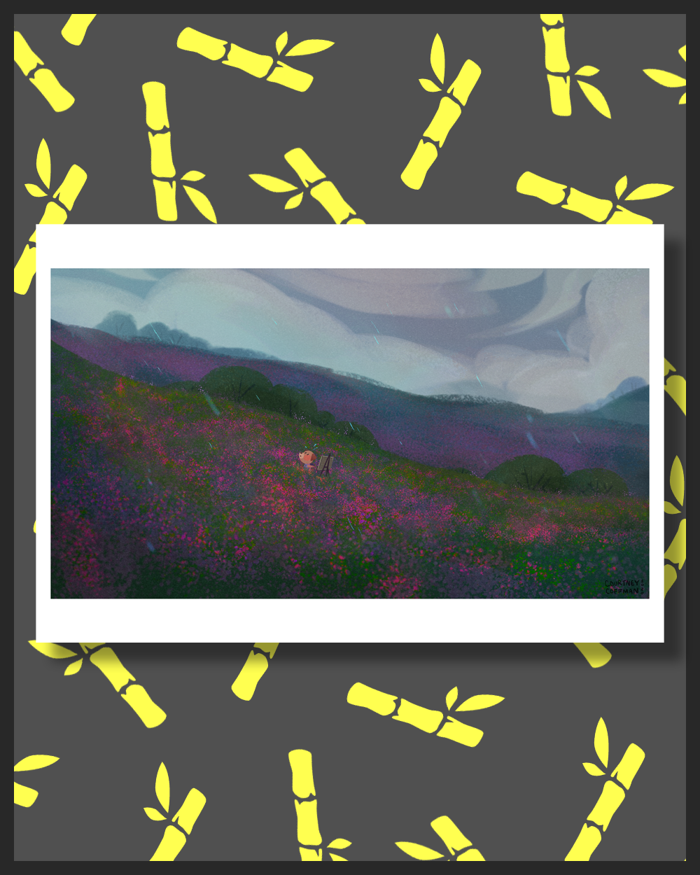 Gloom Bloom (12" x 18")