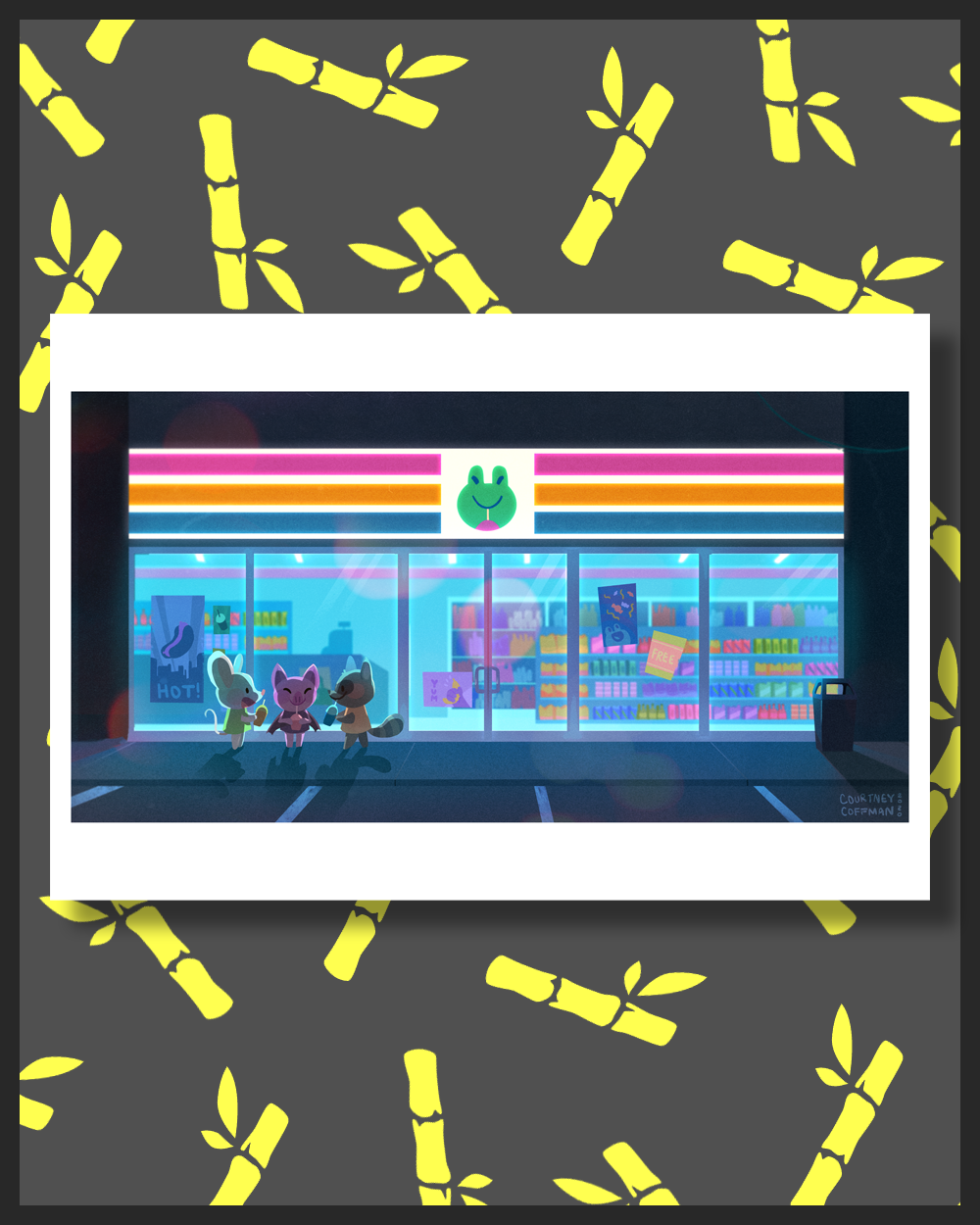 Slushy Run (12" x 18")