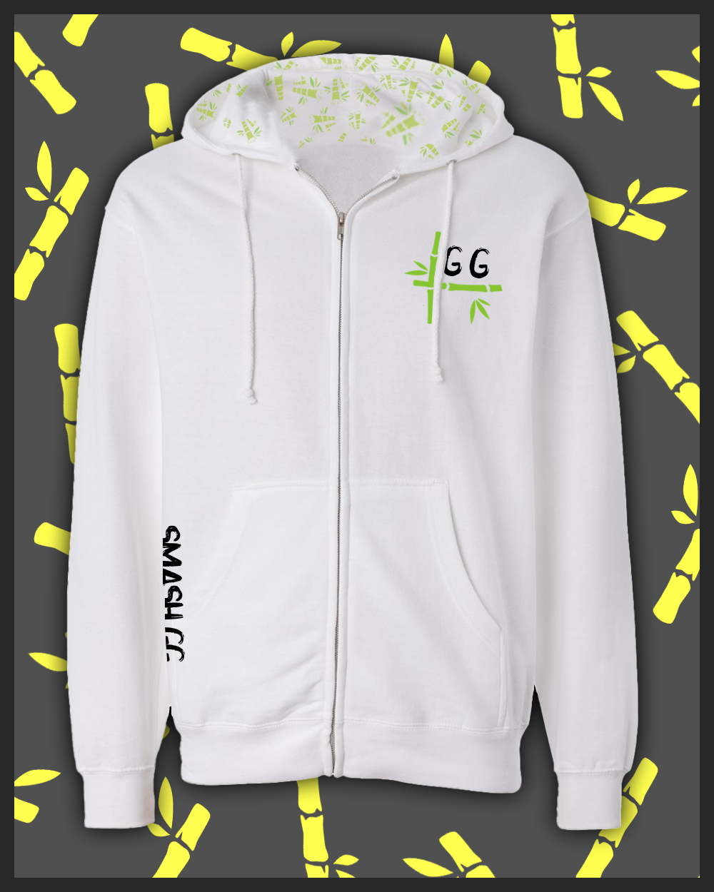 smash.gg x bamboo Zip-Up Hoodie