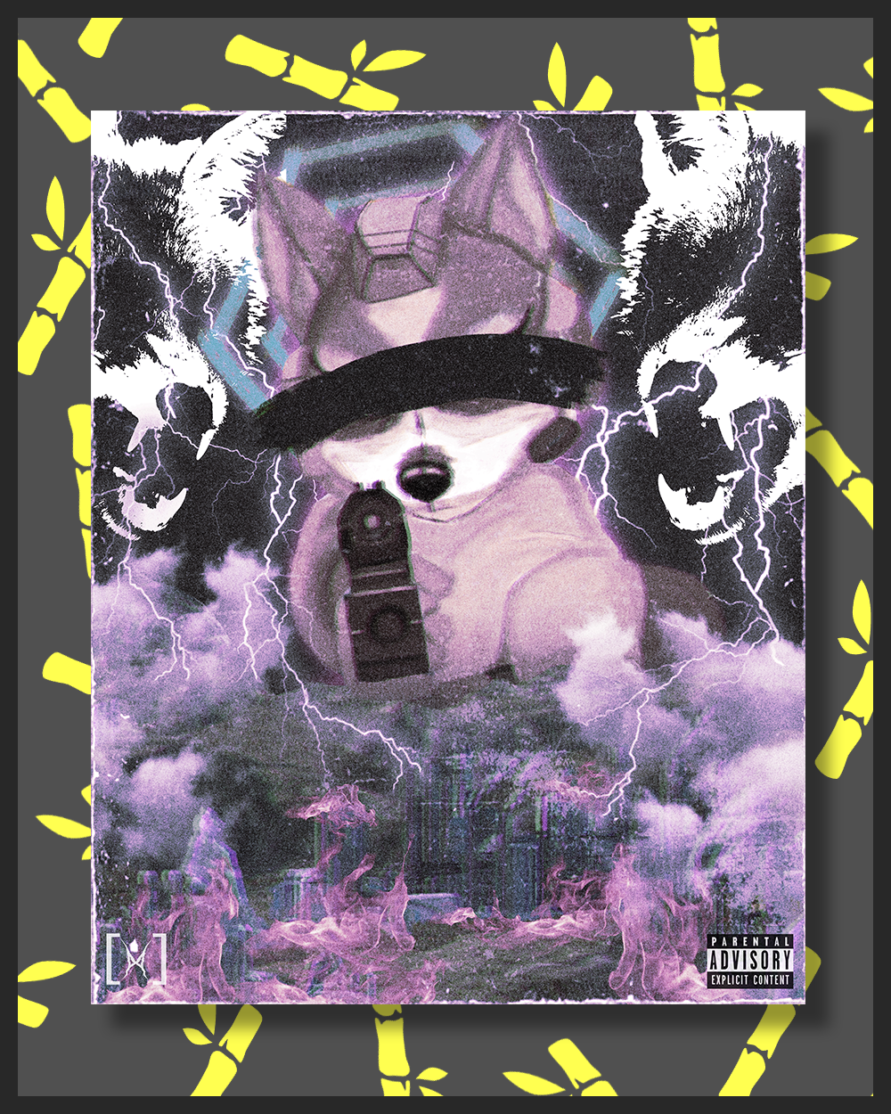 Fox, with da 45 (16" x 20")