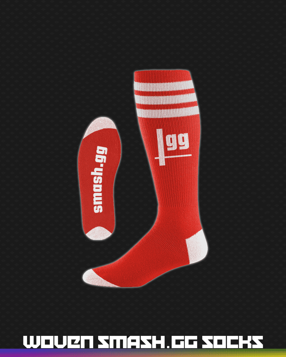 Woven smash.gg Socks