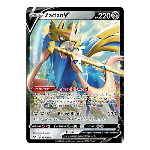 Zacian V - Pokemon TCG Online Codes