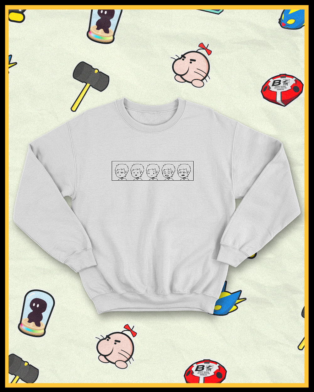 Domception Crew Neck Gray