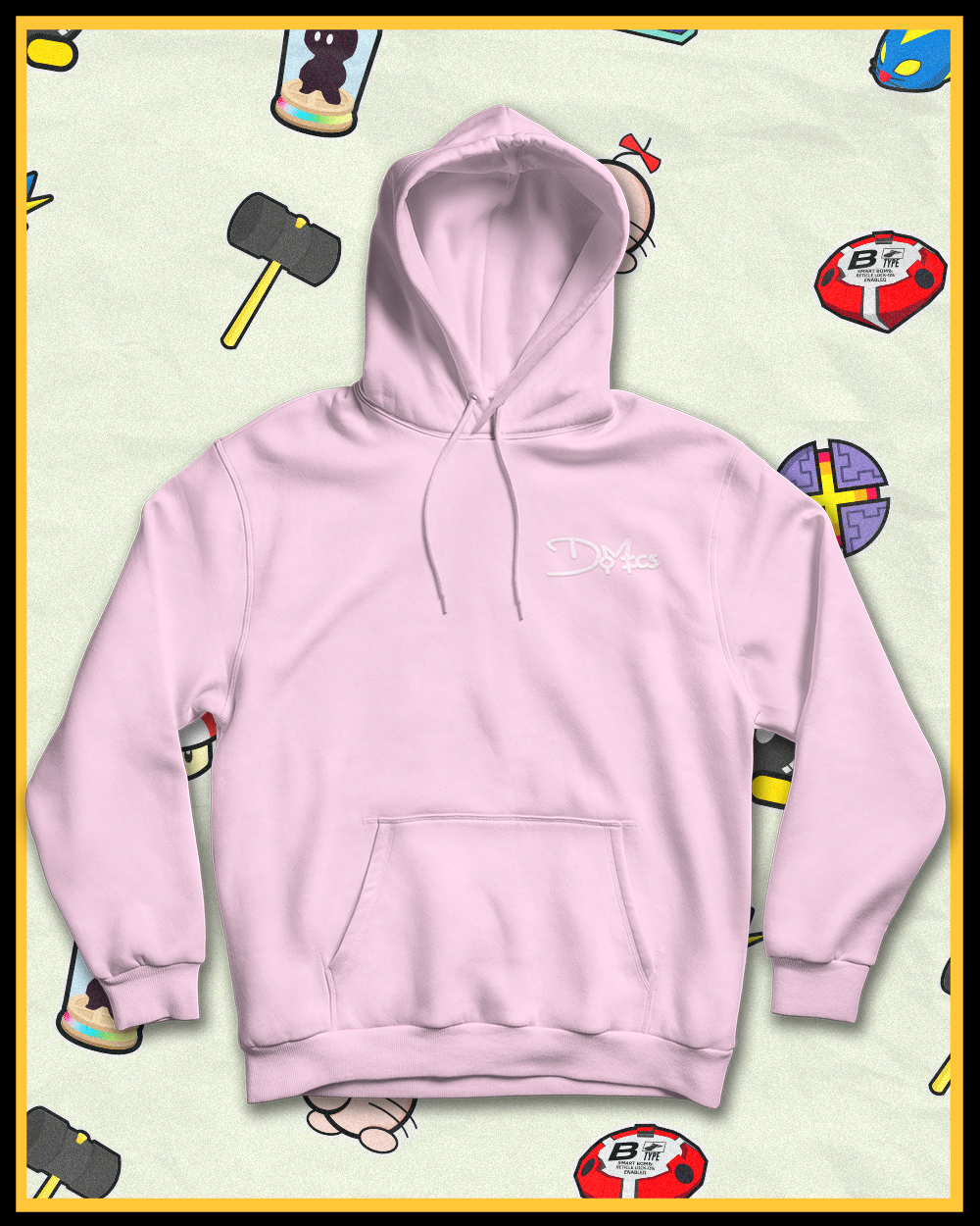 Domics Classic Pink Hoodie