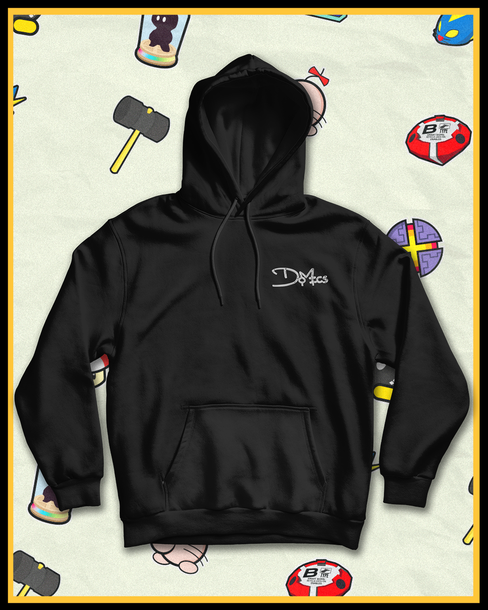 Domics Classic Black Hoodie