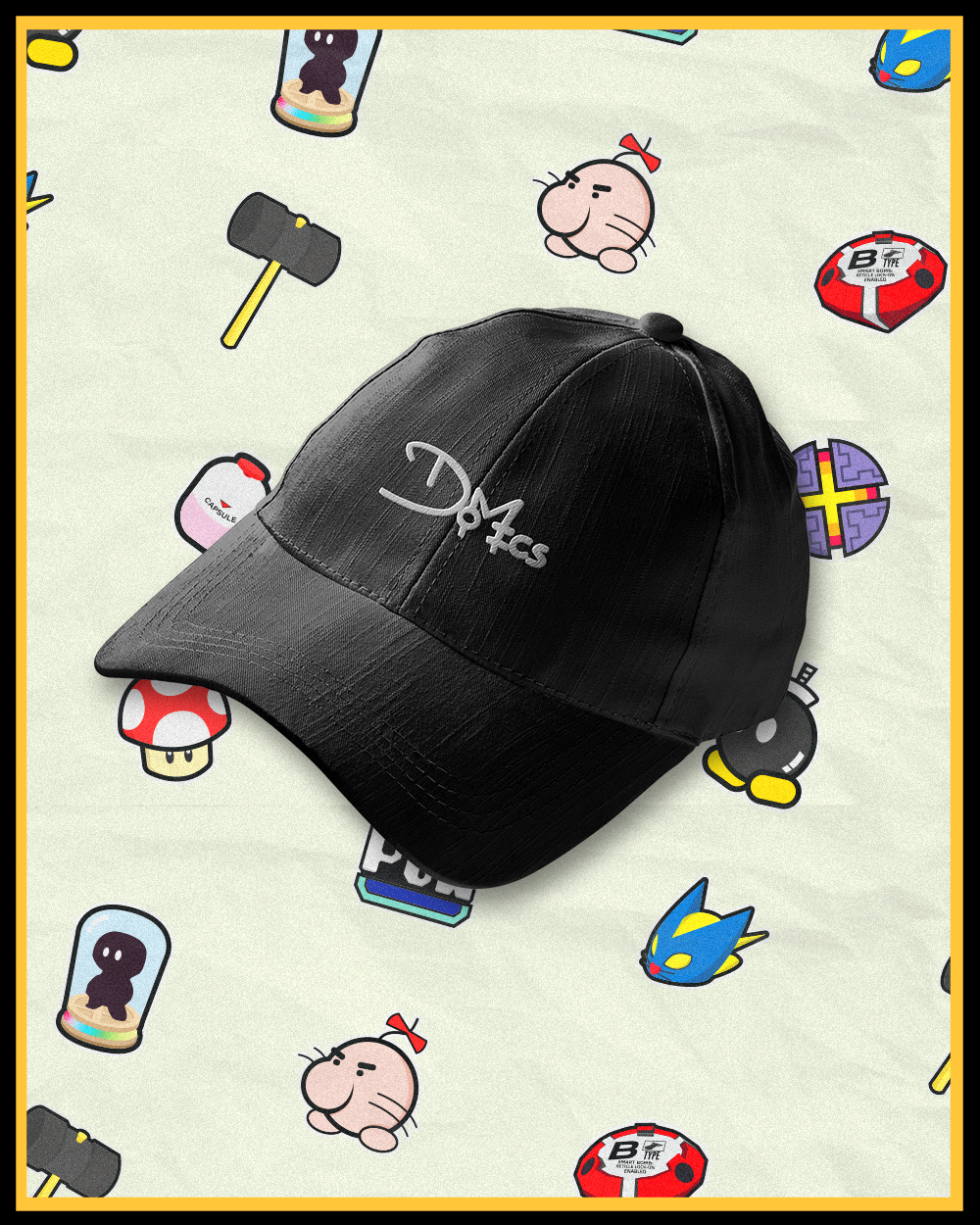 Domics Classic Dad Hat Black