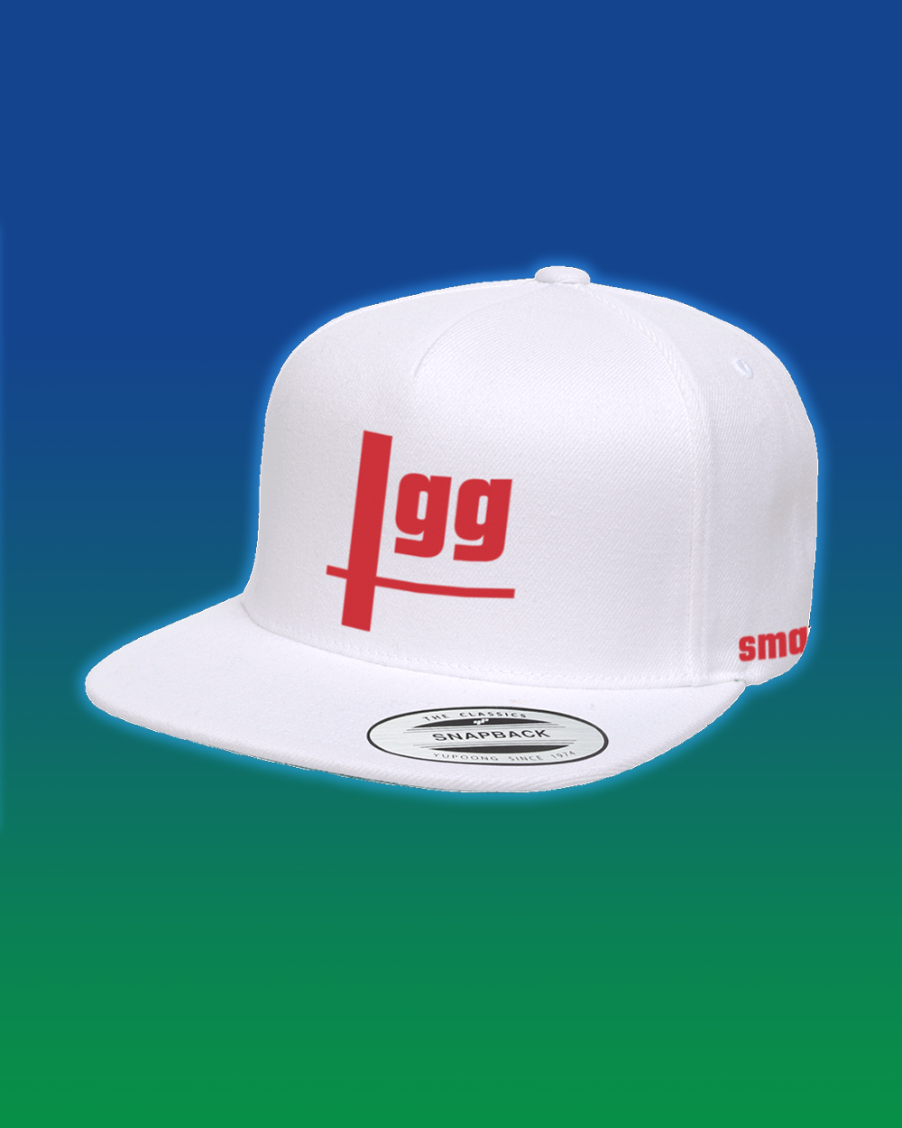 White smash.gg Hat