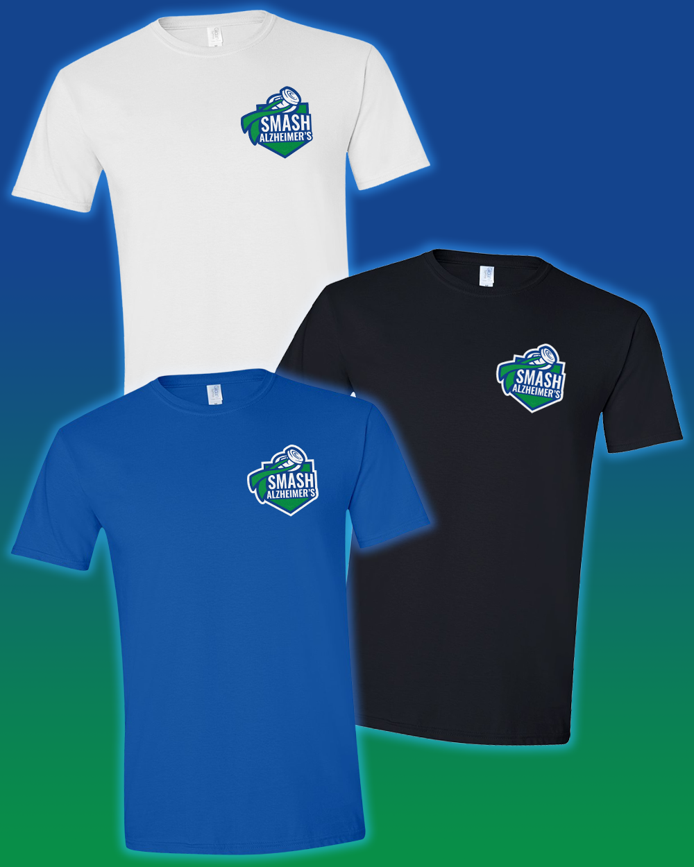 Smash Alzheimer's Small Logo TShirt