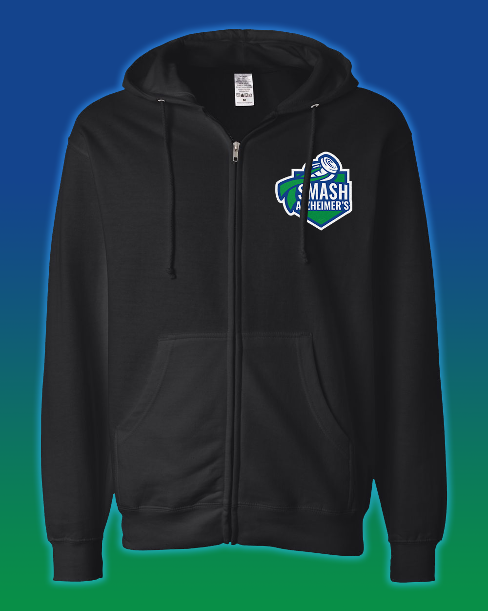 Smash Alzheimer's Zip Hoodie
