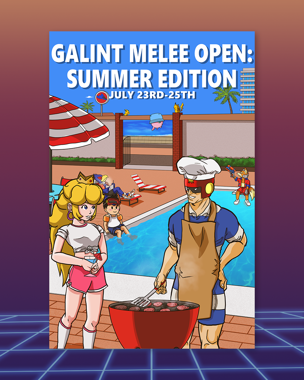 GMO Summer Melee Poster