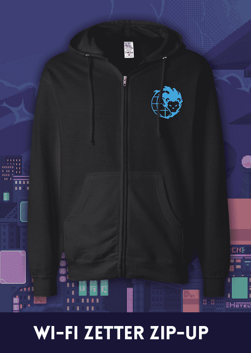 Wi-fi Zetter Zip-Up Hoodie