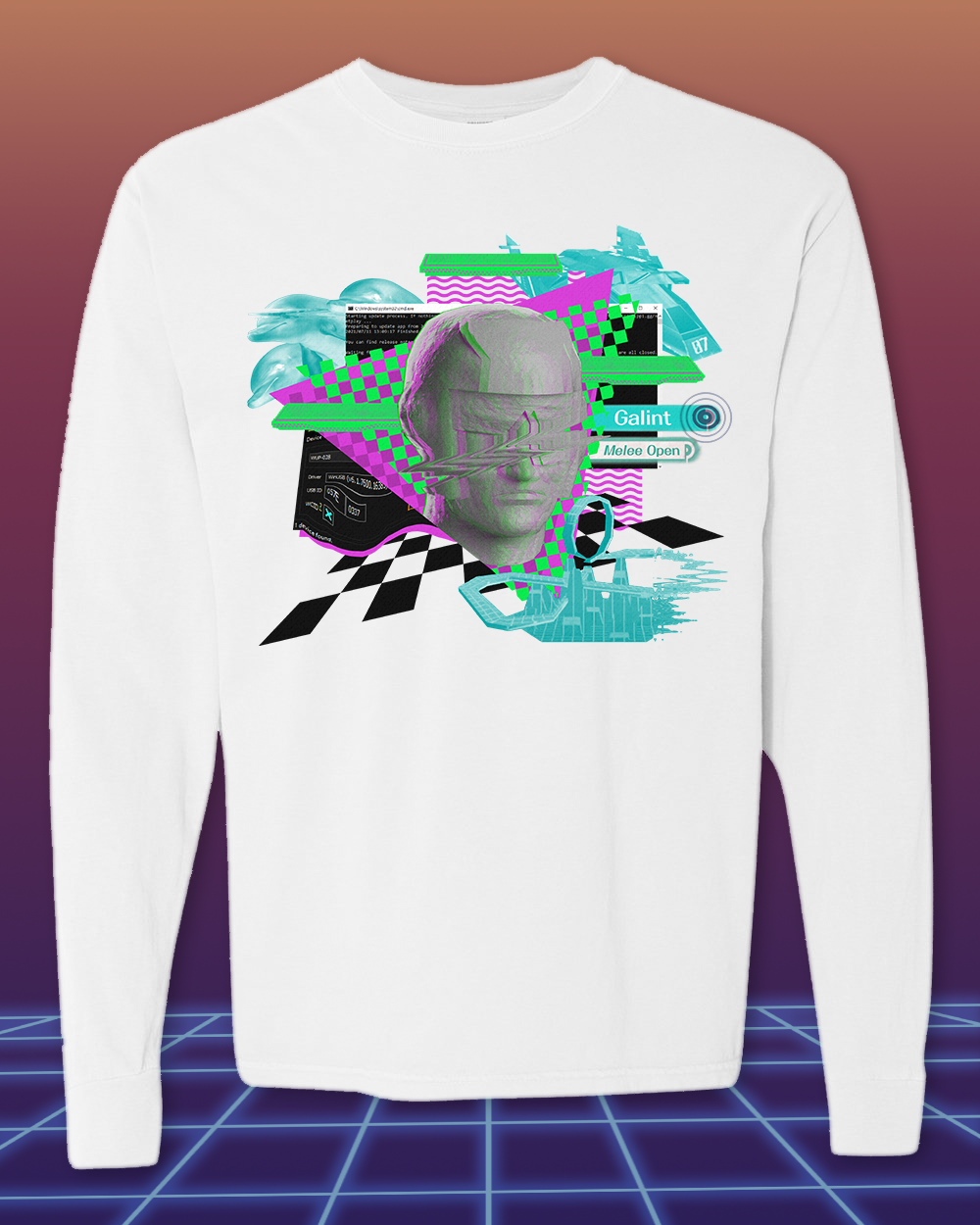 Vaporwave Falcon Longsleeve
