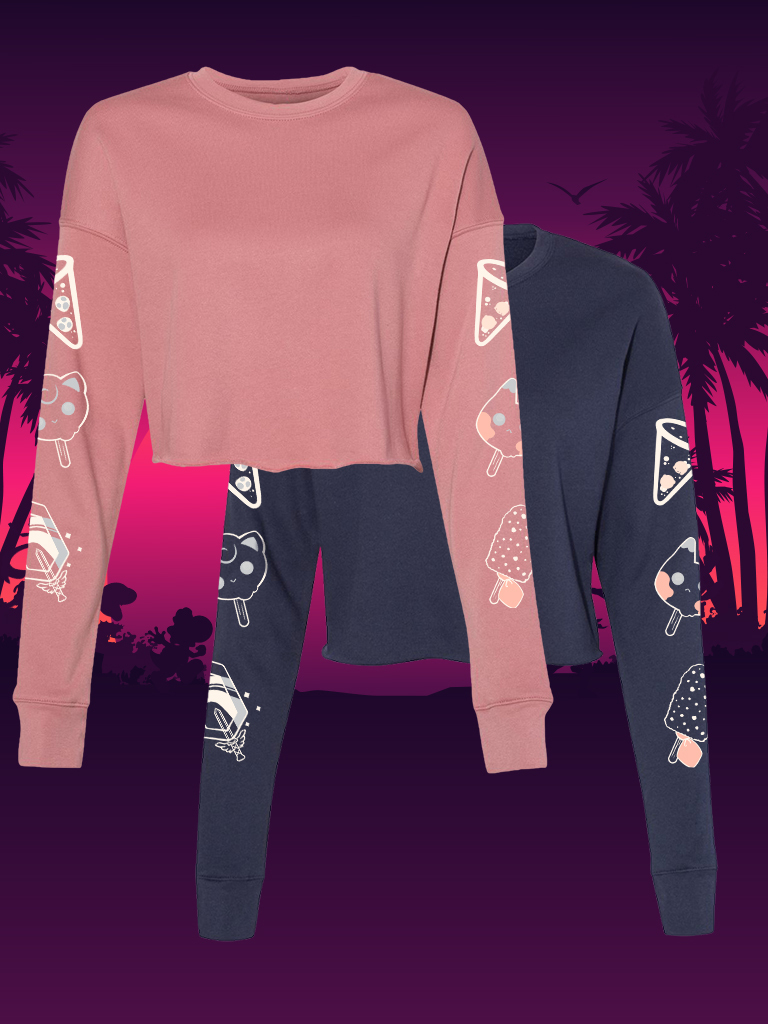 Icecream Cropped Sweater