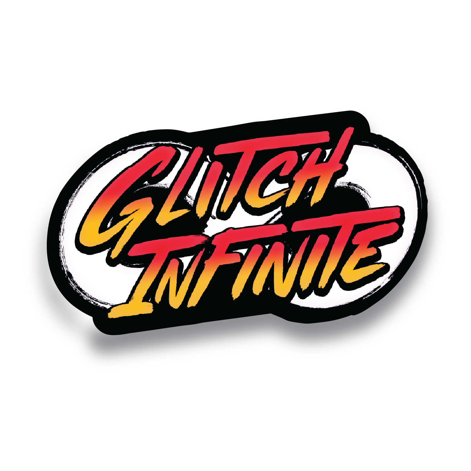 Glitch Infinite Sticker