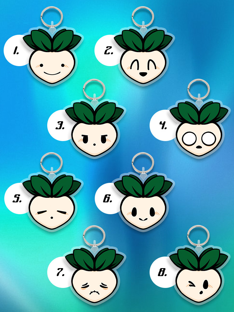 Turnip Keychain