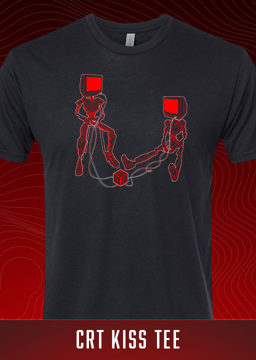 CRT Kiss Tee