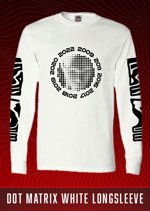 Dot Matrix White Longsleeve