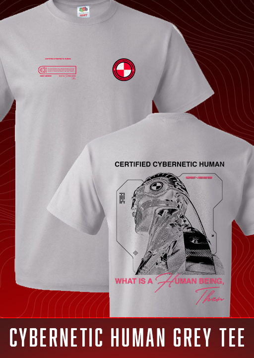 Cybernetic Human Grey Tee