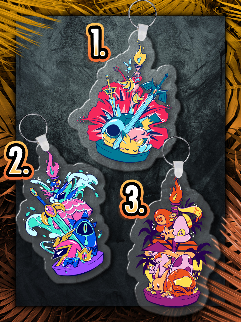 Tier Torch Keychains